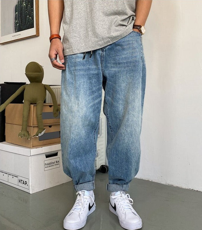 Balloon Fit Tapered Jeans Newgew