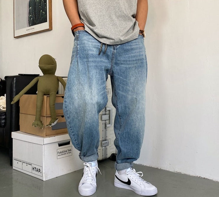 Balloon Fit Tapered Jeans Newgew