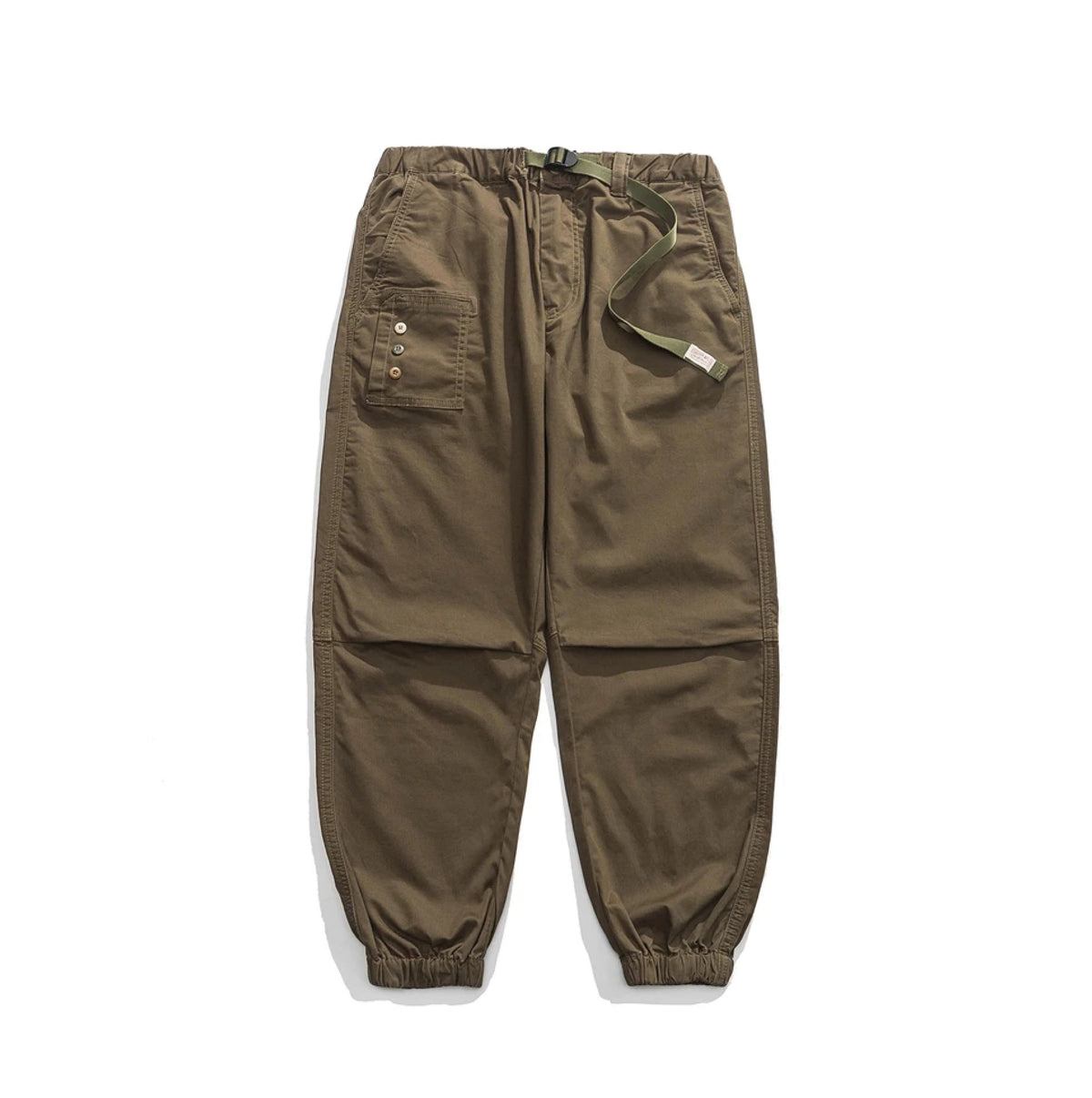 Belted Cuffed Cargo Pants Newgew