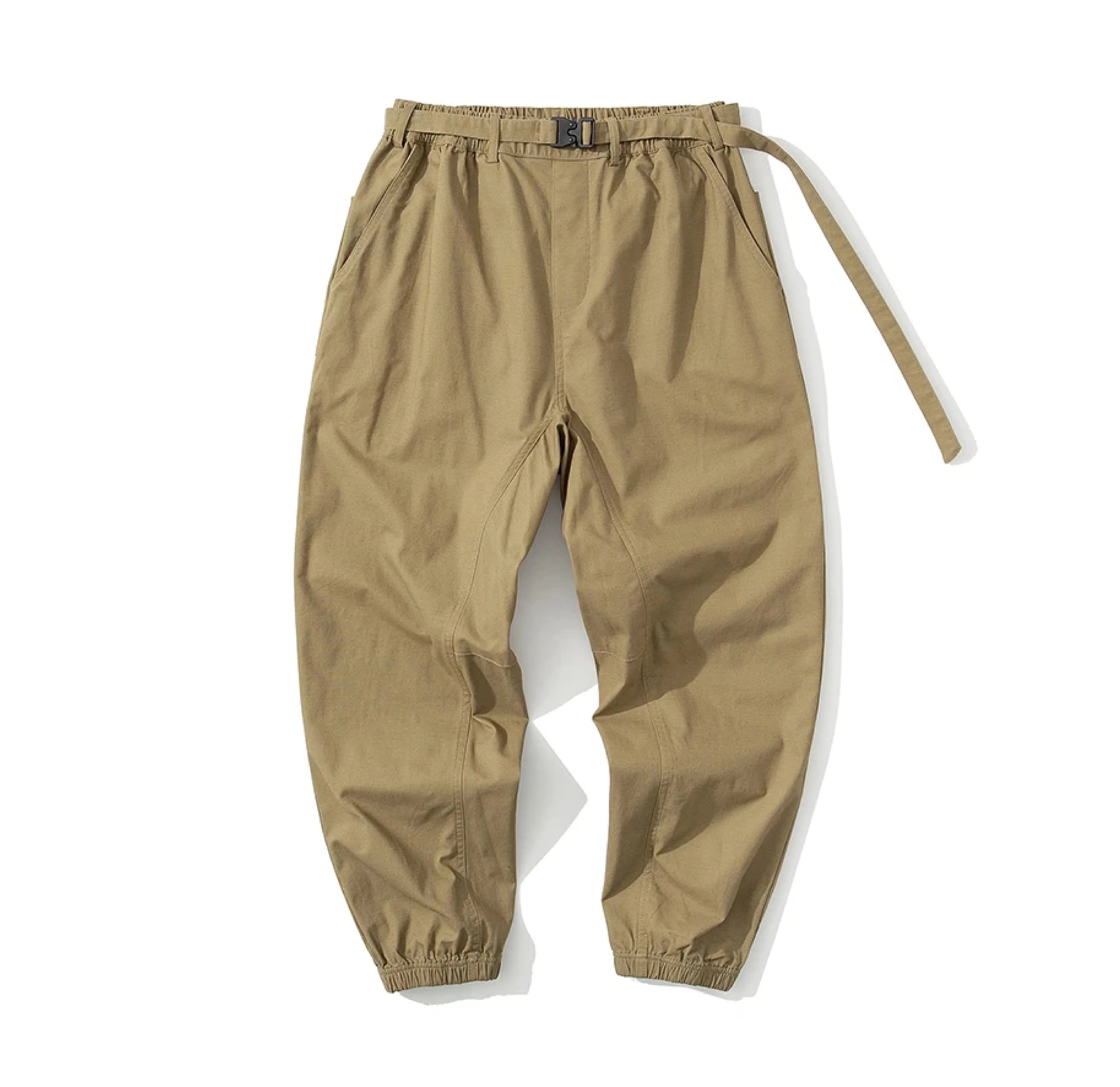 Belted Woven Utility Joggers Newgew