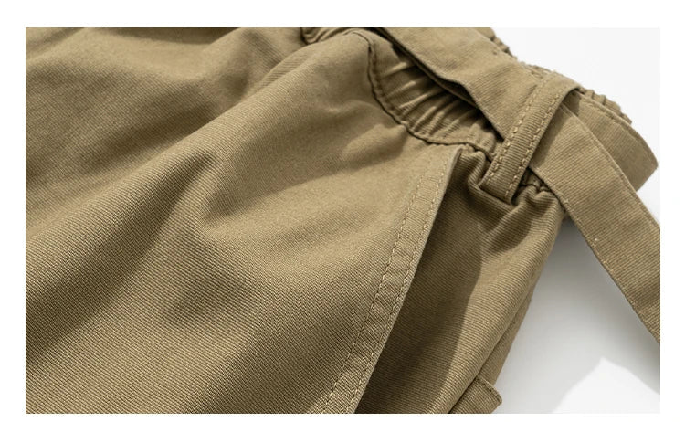 Belted Woven Utility Joggers Newgew