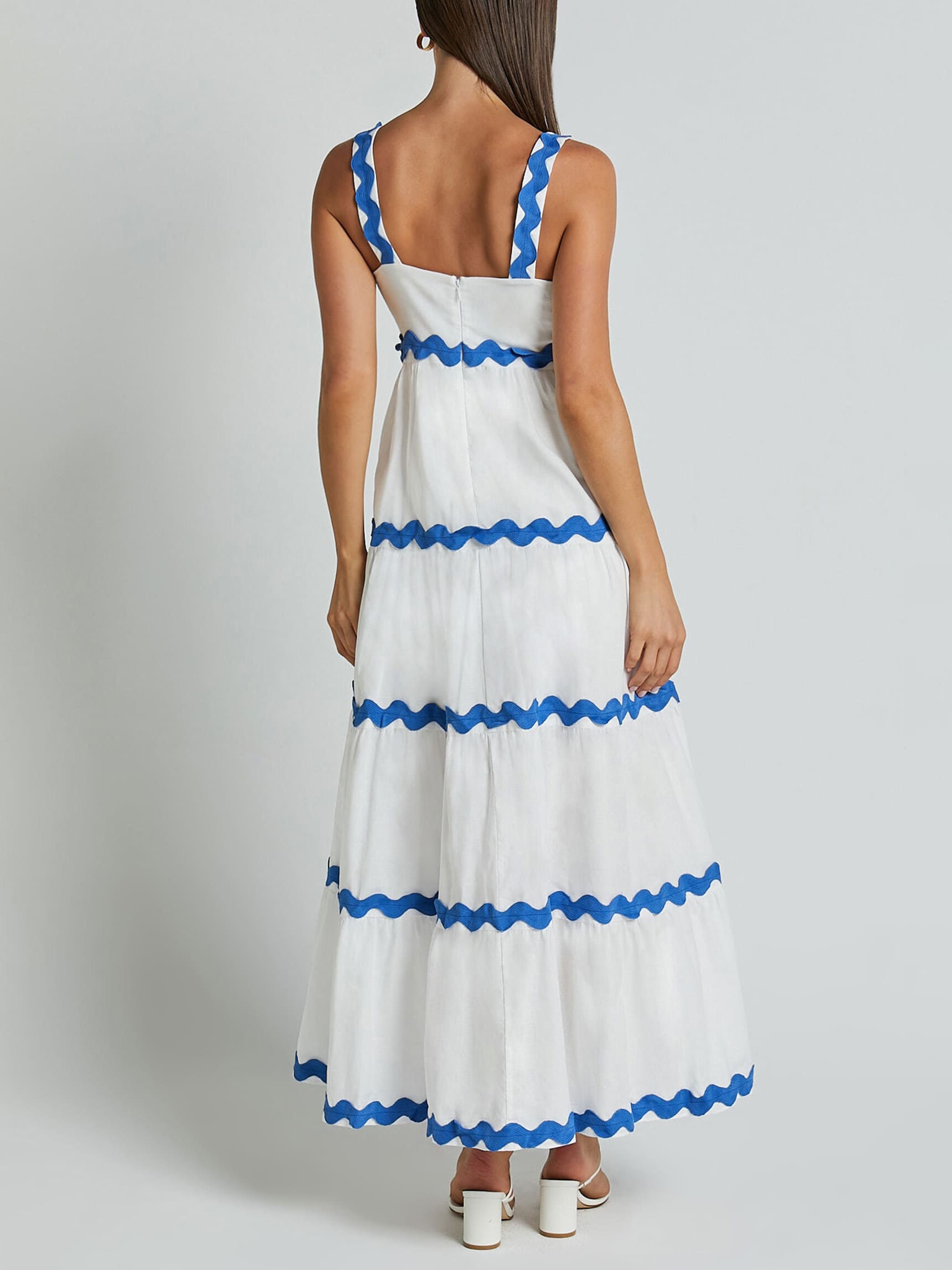 Simple Ripple Bandeau Slip Dress Newgew Dresses
