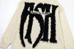 'Burnt to Ashes' Graphic Sweater Newgew