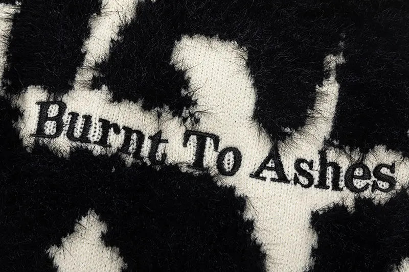 'Burnt to Ashes' Graphic Sweater Newgew