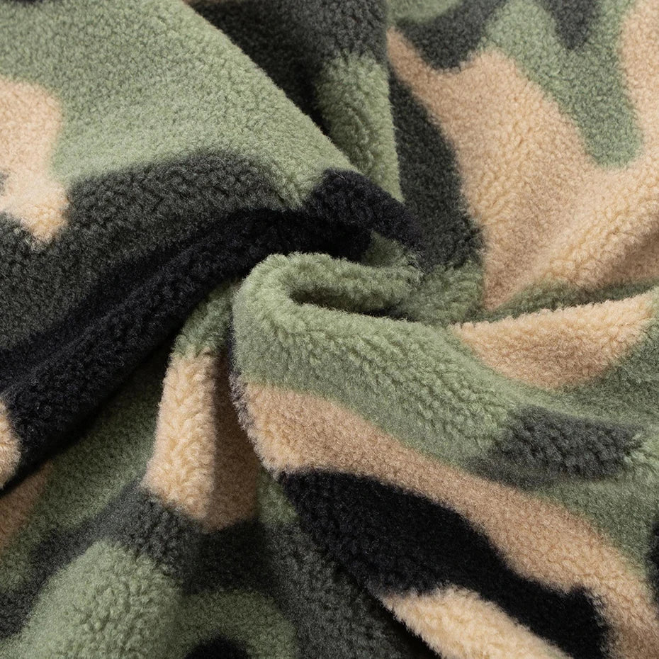 Camouflage 1/4 Zip Fleece Newgew