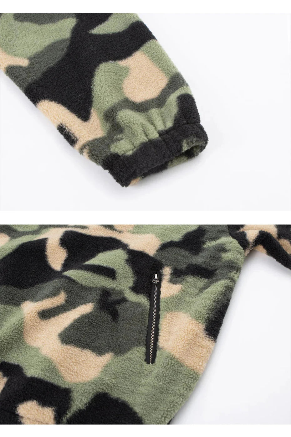 Camouflage 1/4 Zip Fleece Newgew