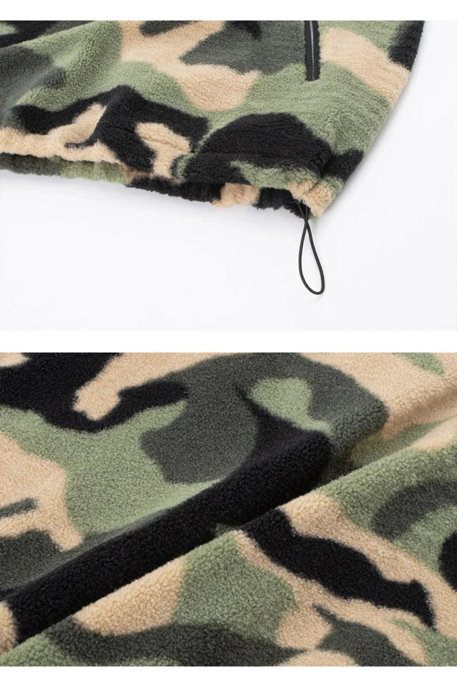 Camouflage 1/4 Zip Fleece Newgew