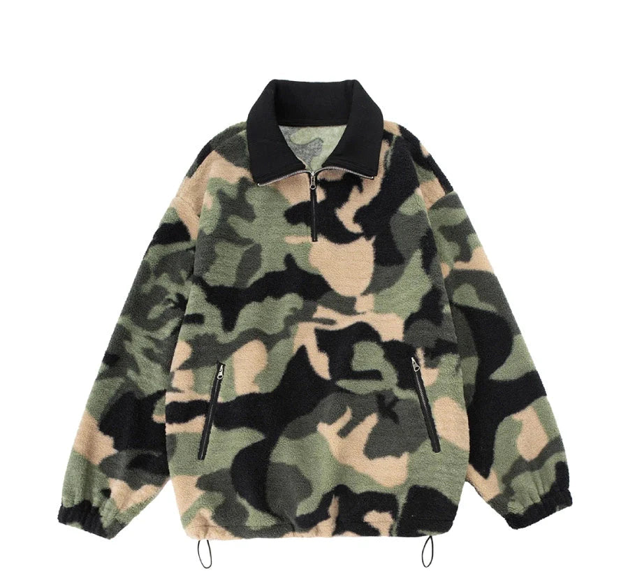 Camouflage 1/4 Zip Fleece Newgew