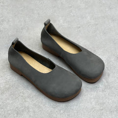 Casual Style Soft Leather Slip-on Shoes Newgew Shoes