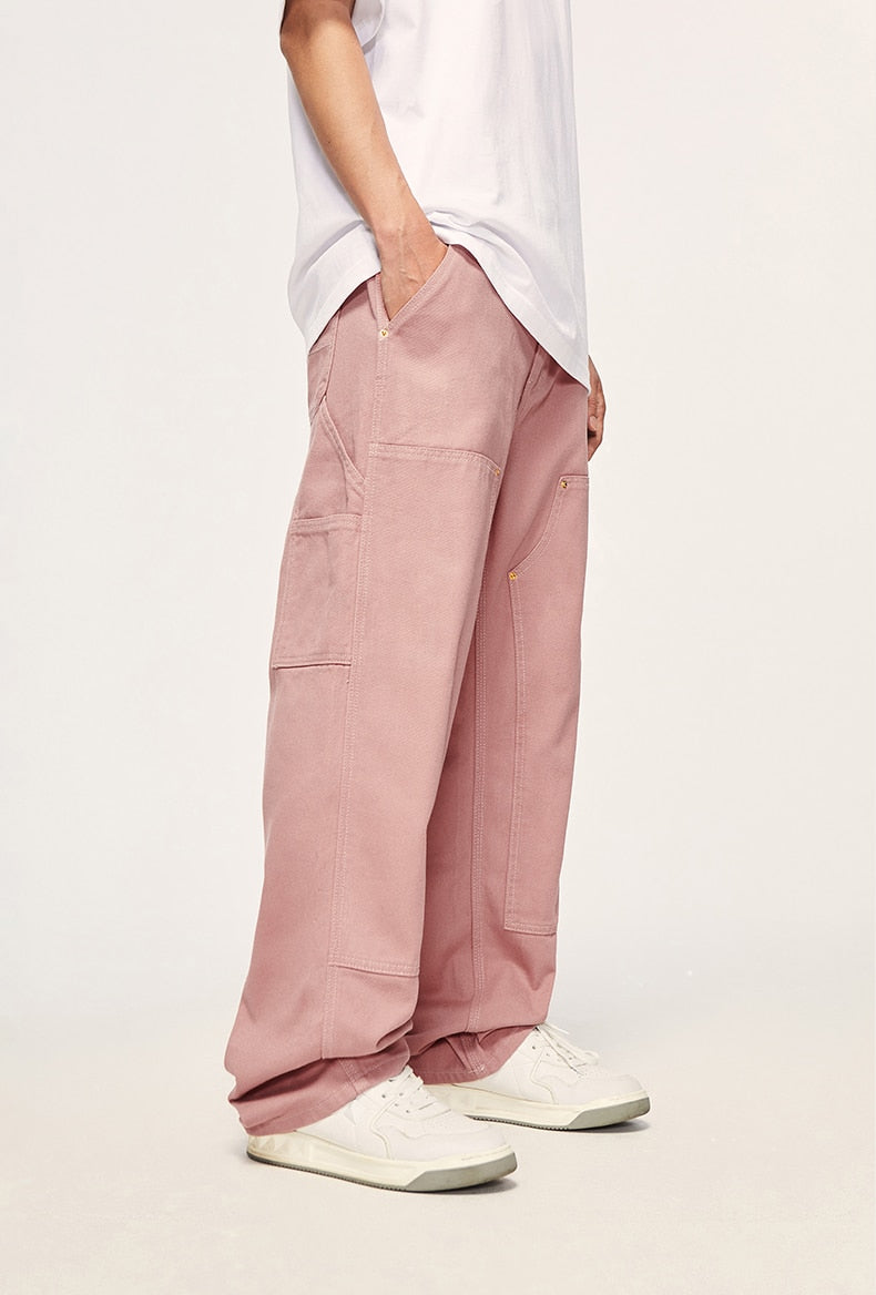 Colour Wash Carpenter Pants Newgew