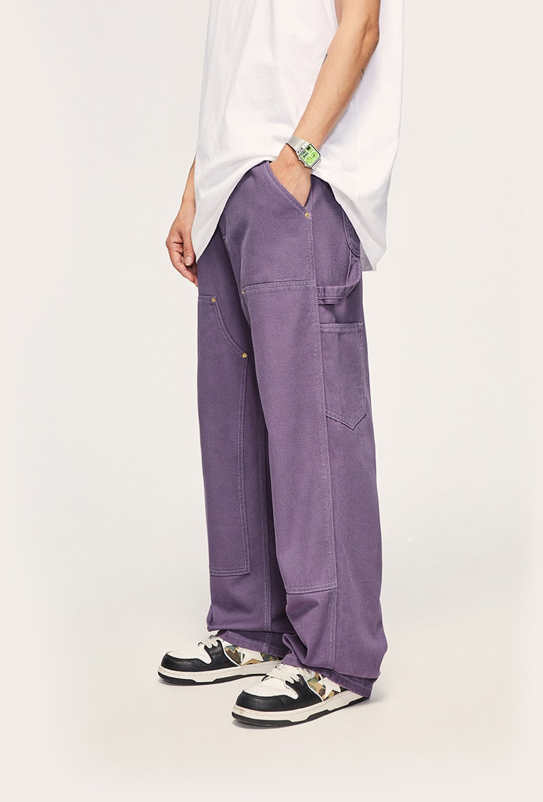 Colour Wash Carpenter Pants Newgew