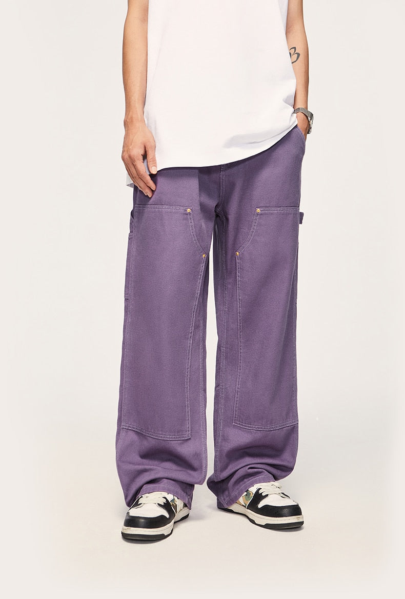 Colour Wash Carpenter Pants Newgew