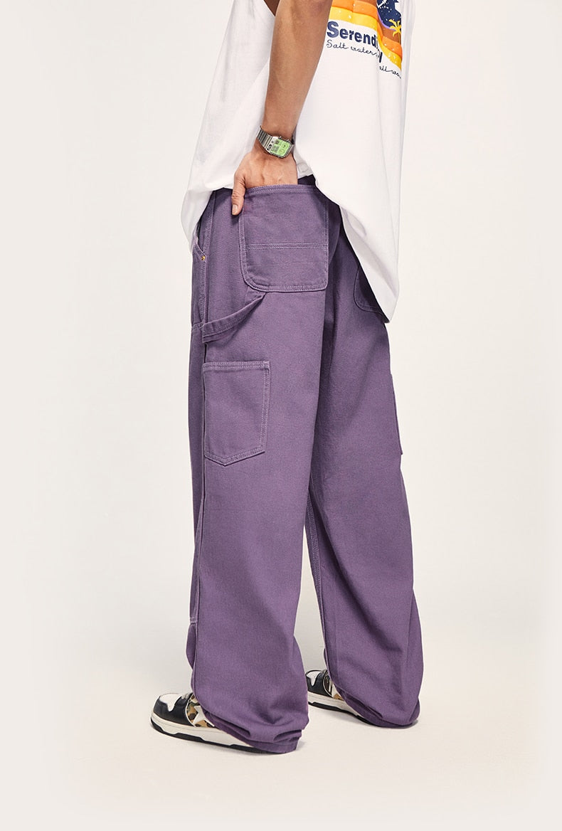 Colour Wash Carpenter Pants Newgew