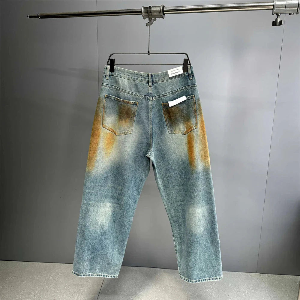 Copper Dust Baggy Denim Jeans Newgew