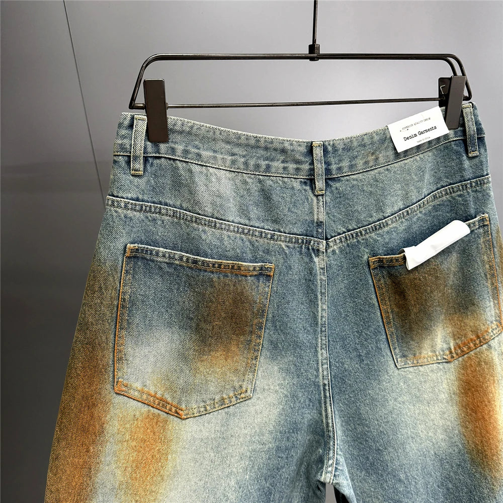 Copper Dust Baggy Denim Jeans Newgew