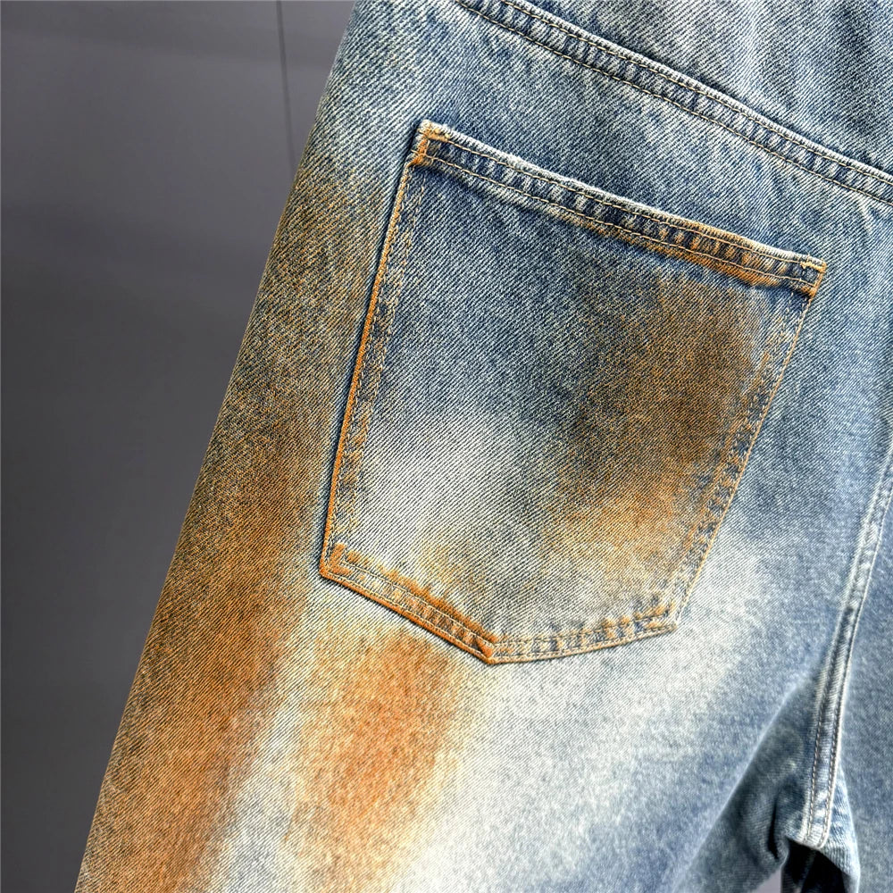 Copper Dust Baggy Denim Jeans Newgew