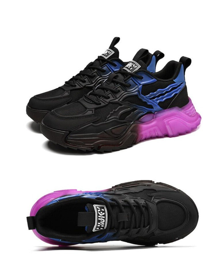 Two Tone Plasma Chunky Sneakers Newgew