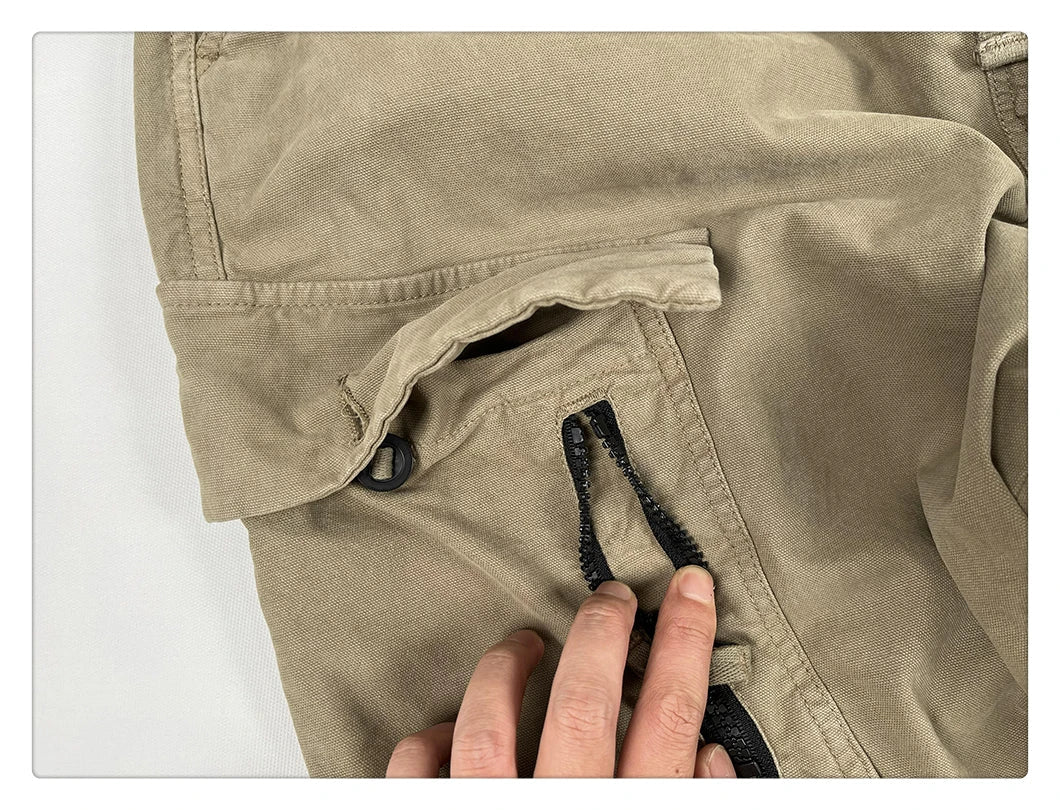 Cuffed Utility Cargo Pants Newgew