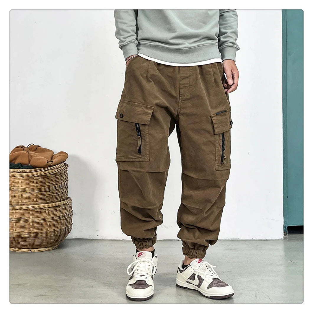 Cuffed Utility Cargo Pants Newgew