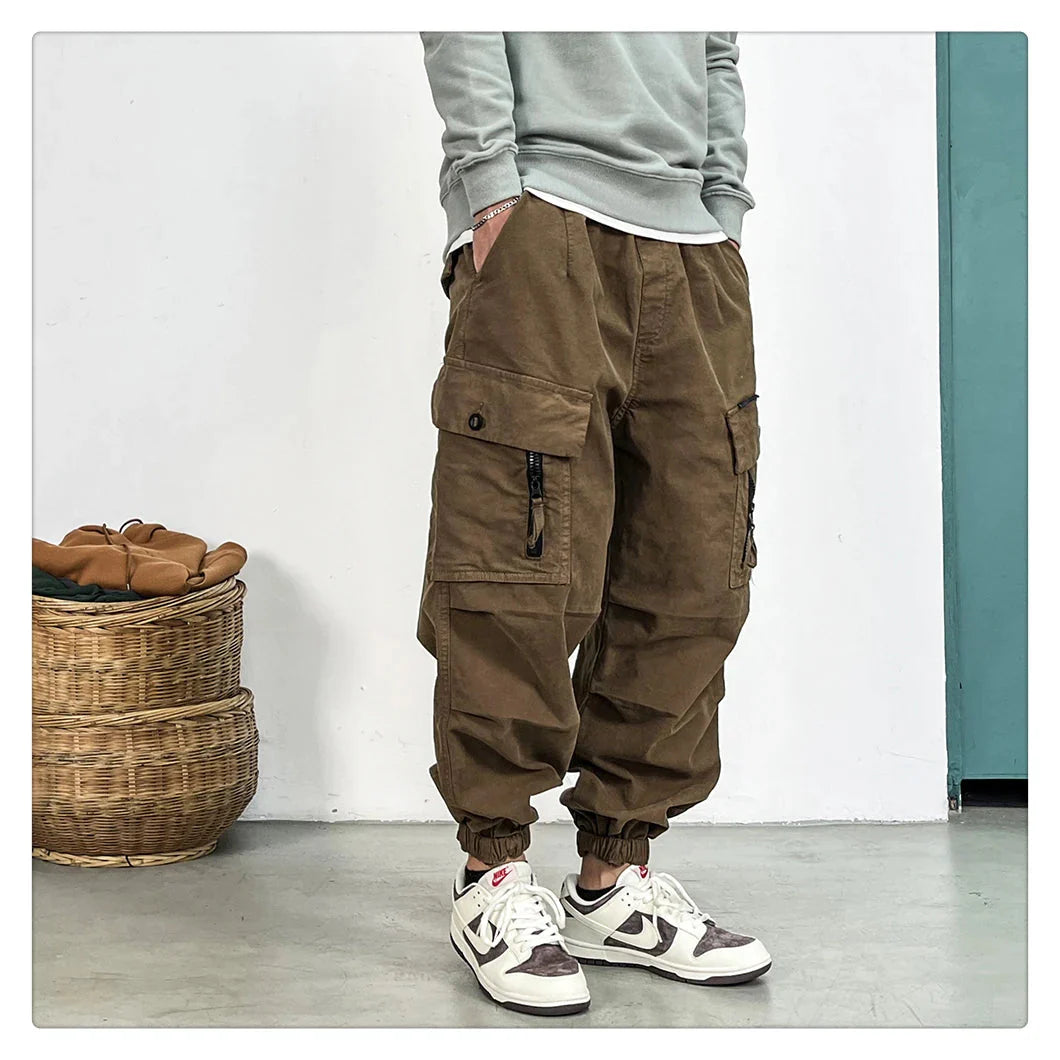 Cuffed Utility Cargo Pants Newgew