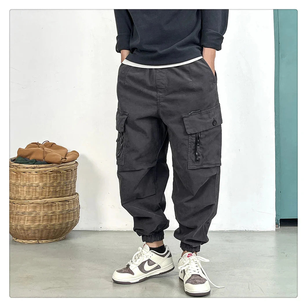 Cuffed Utility Cargo Pants Newgew