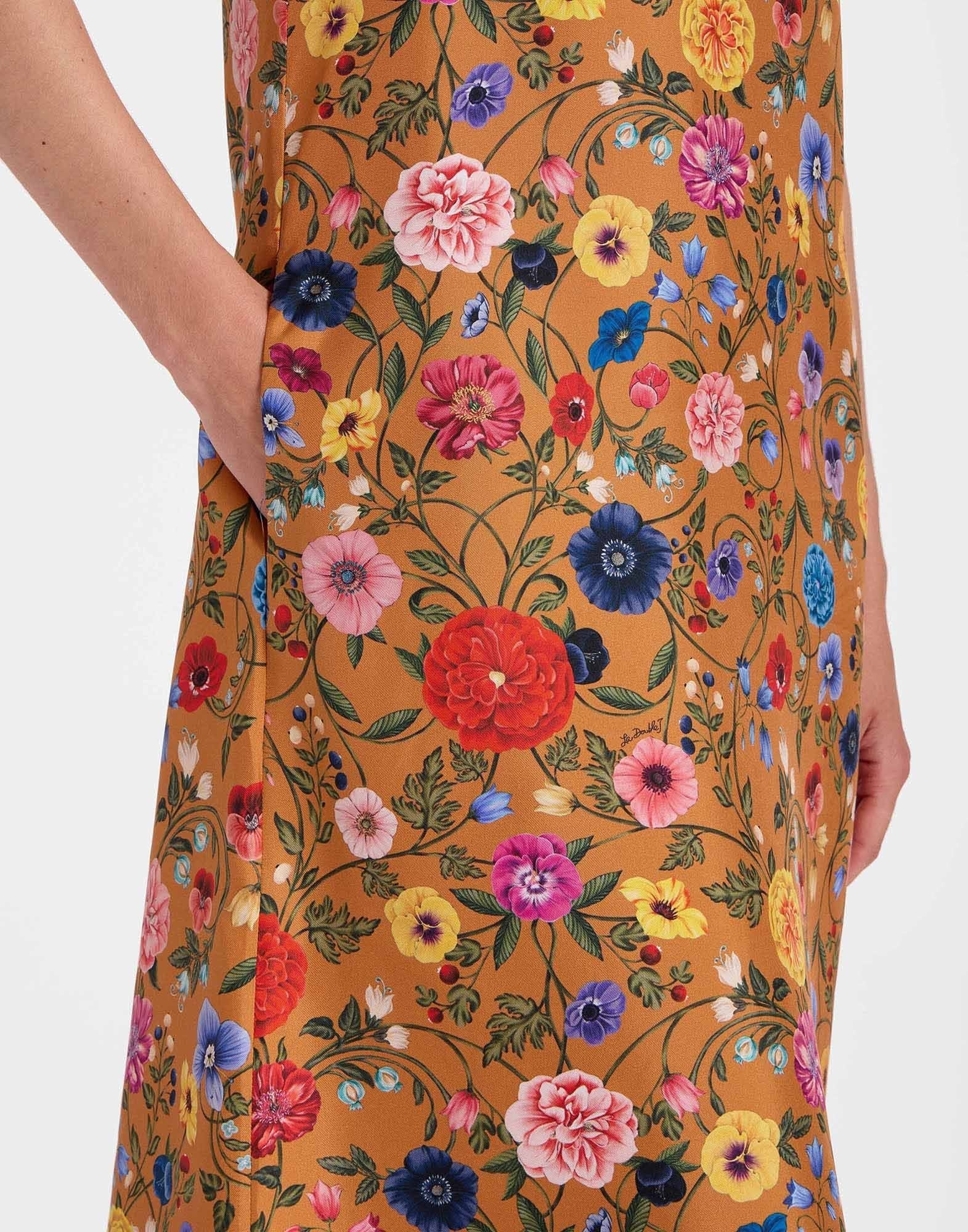 Floral - Printed Feather - Hem Dress Newgew Dresses