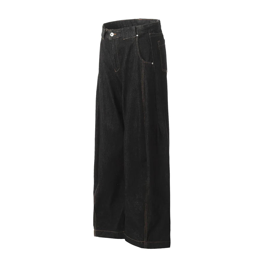 DarkWash Barrel Leg Jeans Newgew