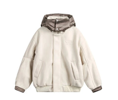 Duel-Tone Padded Hooded Jacket Newgew