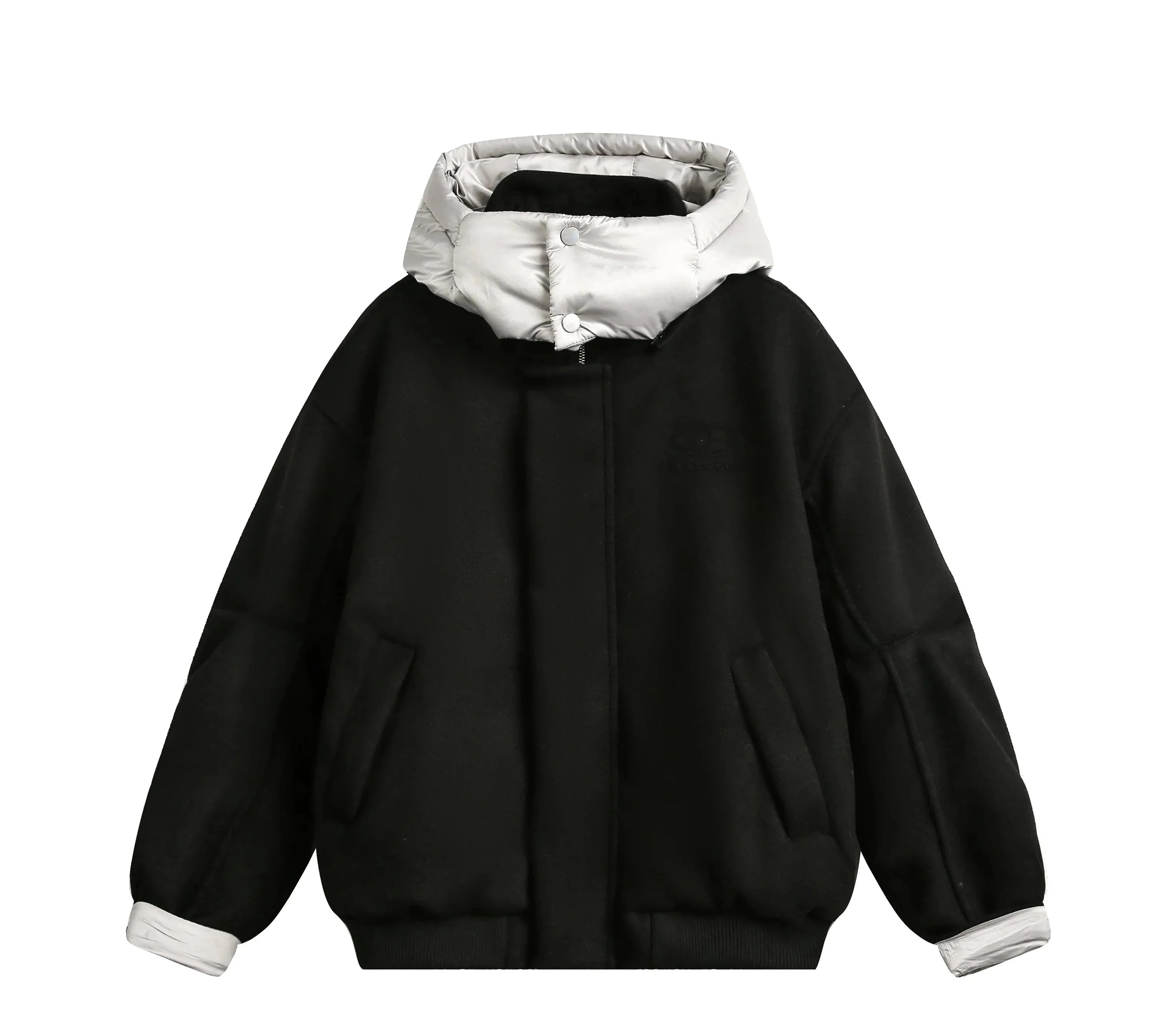 Duel-Tone Padded Hooded Jacket Newgew