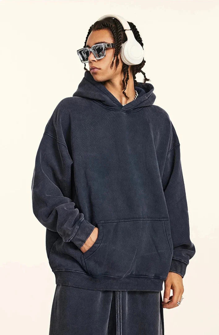 Essential Acid Wash Hoodie Newgew