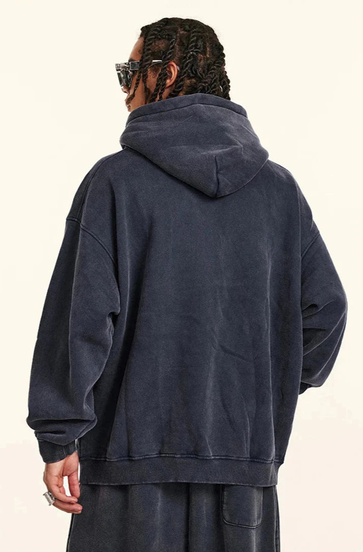 Essential Acid Wash Hoodie Newgew