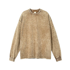 Essential Acid Washed Long Sleeve T-Shirt Newgew