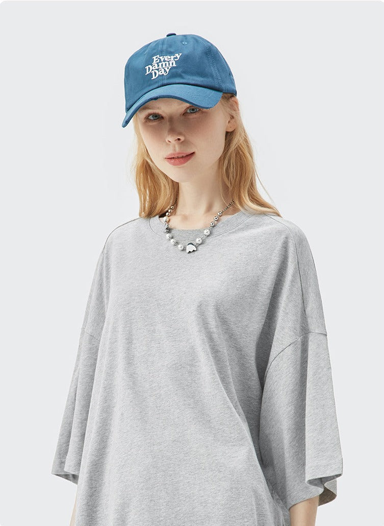 Essential Oversized Drop Shoulder T-Shirt Newgew