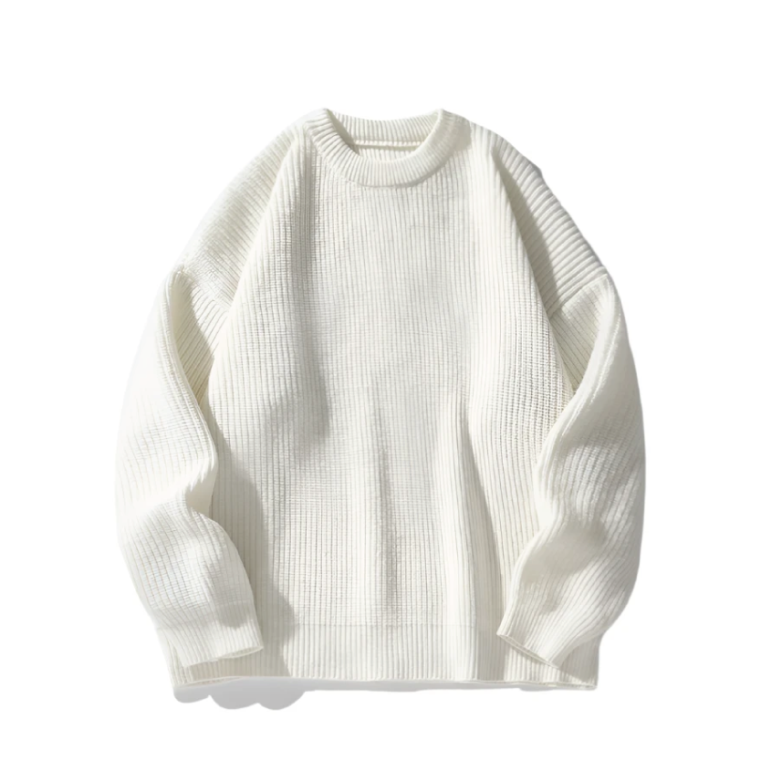 Essential Rib Knit Sweater Newgew