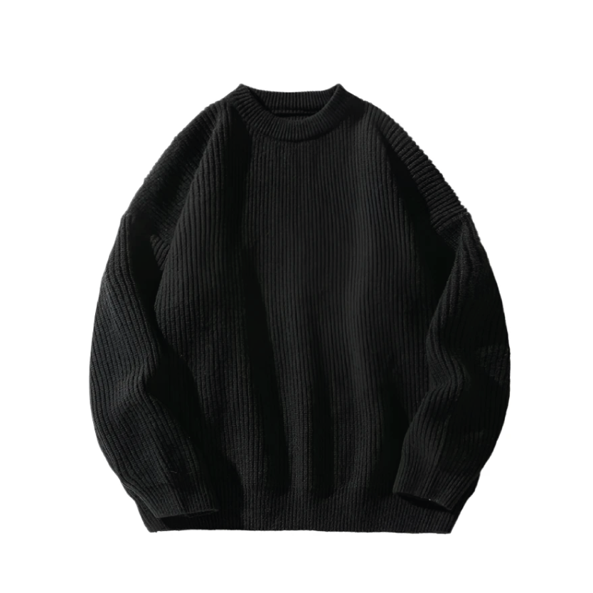 Essential Rib Knit Sweater Newgew