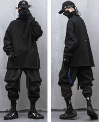 Extended Belt Strap Cargo Pants Newgew