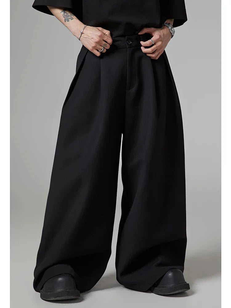 Extra Baggy Black Pants Newgew