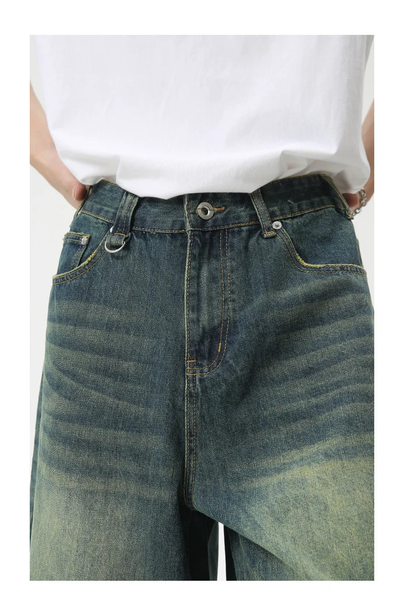 Extra Long Length Vintage Wash Jorts Newgew