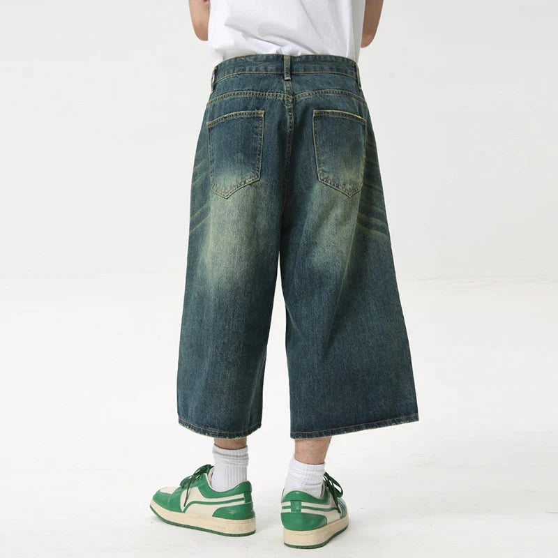 Extra Long Length Vintage Wash Jorts Newgew