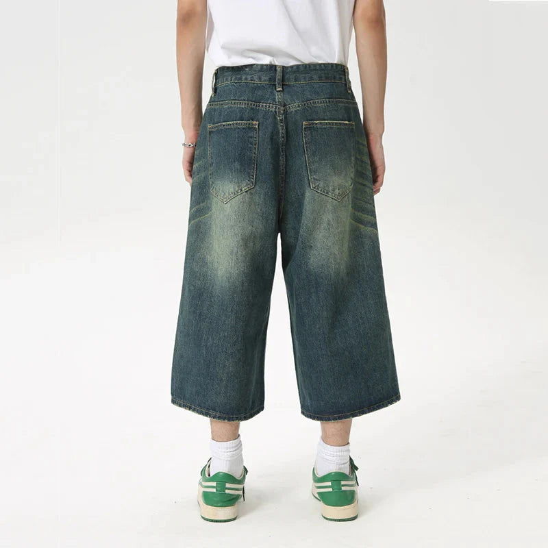 Extra Long Length Vintage Wash Jorts Newgew