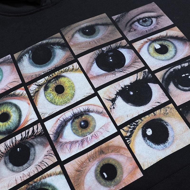 Eye Photo Graphic Hoodie Newgew