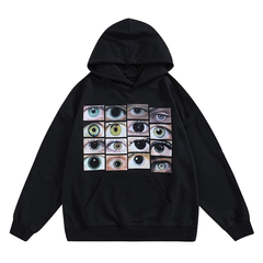 Eye Photo Graphic Hoodie Newgew