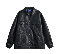 Faux Crocodile Leather Jacket Newgew