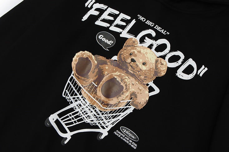 'Feel Good' Teddybear Hoodie Newgew