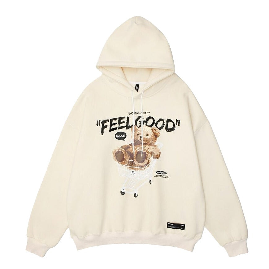 'Feel Good' Teddybear Hoodie Newgew