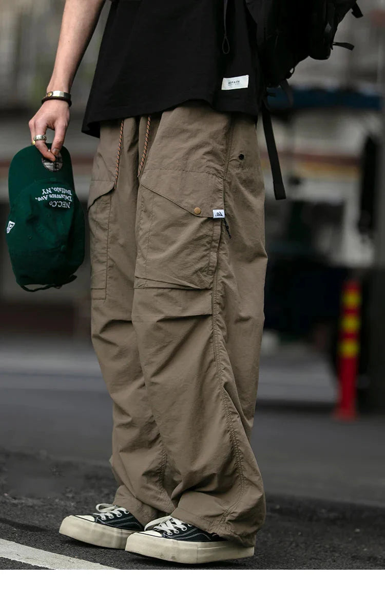 Functional Ripstop Wide Cargo Pants Newgew