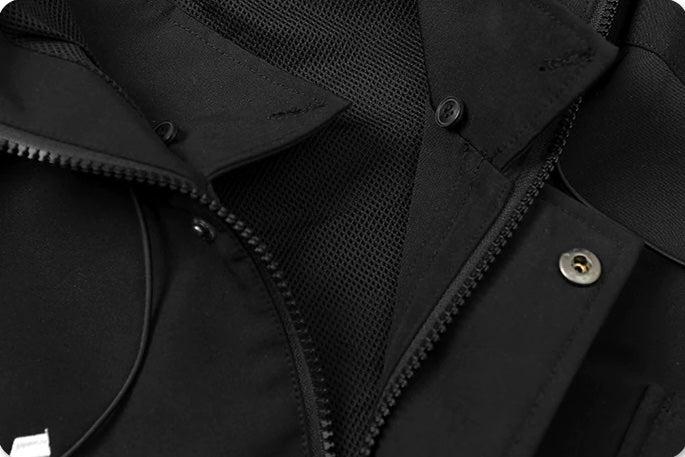 Futuristic Utility Cargo Jacket Newgew