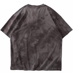 Gothic Butterfly Tie-Dye T-Shirt Newgew