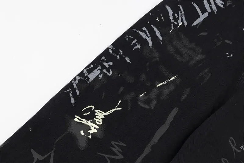 Graffiti Print Jeans Newgew