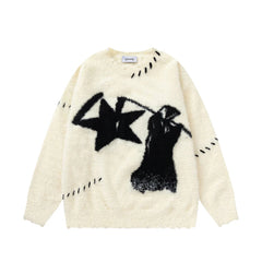 Grim Reaper Fluffy Sweater Newgew